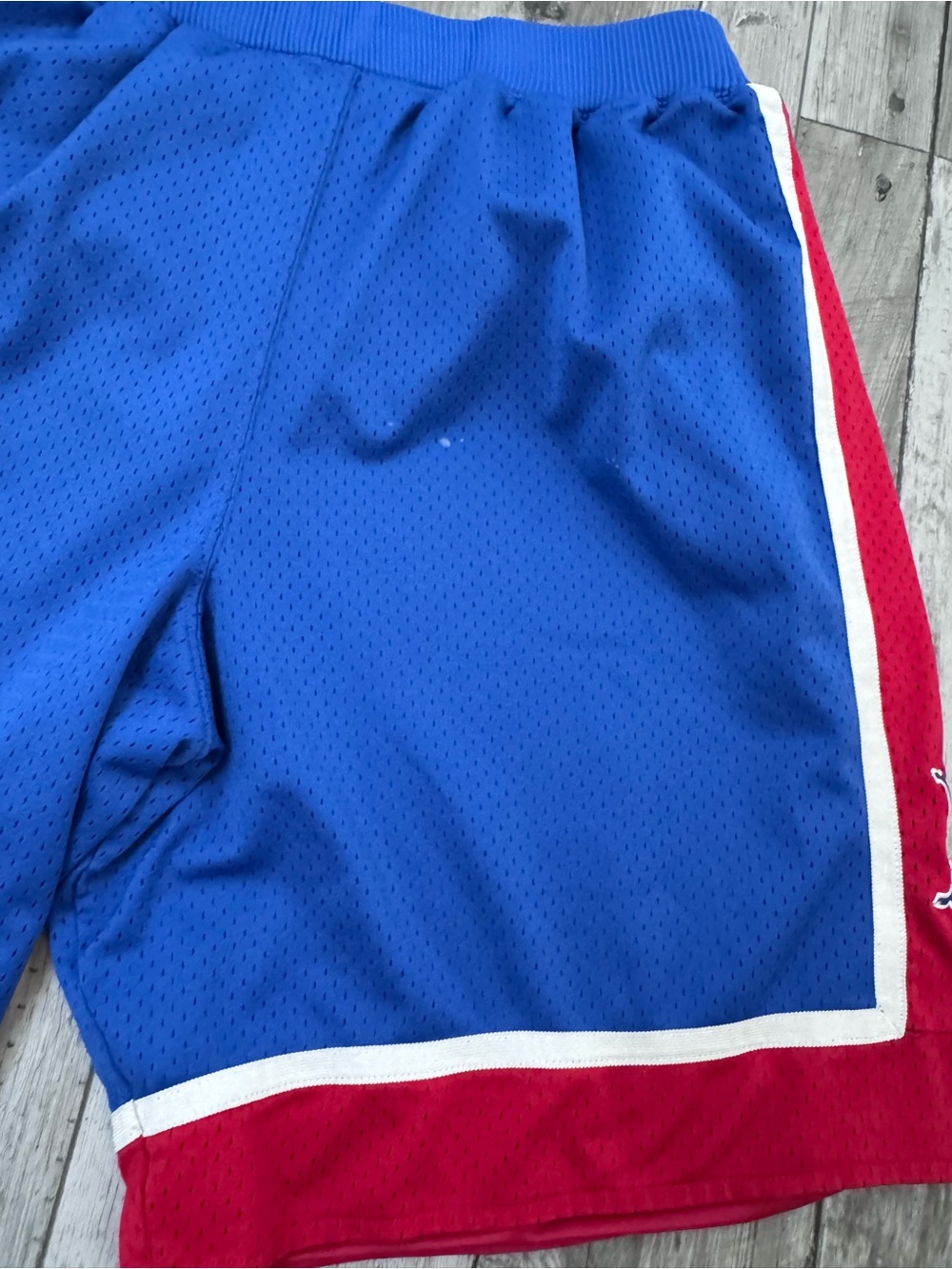Vintage 1995 Nike Kansas Jayhawks Basketball Shorts Mesh Mens XL KU 34 FLAW - Picture 8 of 8